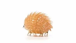 Hedgehog Glow in the Dark 3D Crystal Puzzle