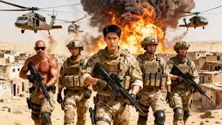 【Youth Movie】恐怖分子挾持人質，特種兵王直接派遣3架武裝直升機炮轟恐怖分子窩點，順利解救人質！#電視劇 #經典#杨洋