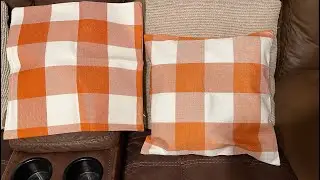 4TH Emotion Set of 2 Plaid Pillow Covers  REVIEW