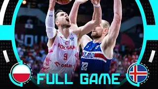 Group Phase | Poland v Iceland | Full Basketball Game | FIBA EuroBasket 2025