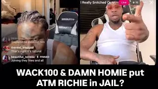 WACK100 и DAMN HOMIE посадили ATM RICHIE в тюрьму? 🤔