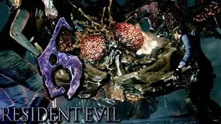 Resident Evil 6 Simmons Final Boss Fight + Ending (Leon Campaign)