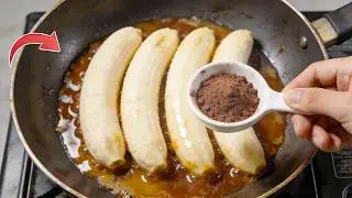 &iexcl;El postre famoso que volvi&oacute; loco al mundo! Sin horno y solo 1 huevo🍌🍌