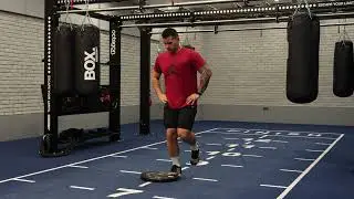 Single Leg Lateral Pogo Hop to Plate