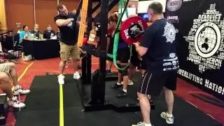 Vicki Jewson squats 140kg GPC Nats