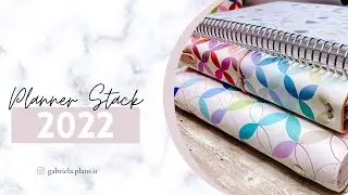 MY PLANNER STACK FOR 2022 | ERIN CONDREN & PURPLE TRAIL PLANNERS | GABRIELA PLANS IT