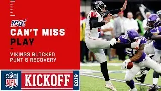 Vikings BIG Blocked Punt & Recovery