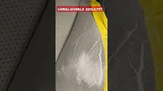Restoring leather on a Lexus unbelievable results #lexus #leather