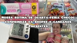 Rotina da minha filha autista dia de terapia, Chegou compras da shopee é ganhamos presente 😍