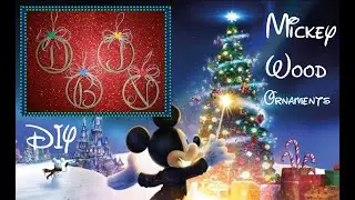 Mickey Wood Ornaments