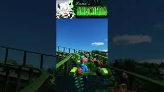 Anaconda - Wooden Coaster - Daytime Top Back Train Part 1 - Jungle Experience Planet Coaster