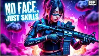NO FACE JUST SKILLS💜|#BGMI #newupdate  #handcam 🎮