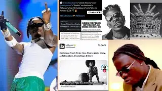 Shatta wale Enters Into Billboard Chart in Caribbean/ Stonebwoy lied to his Fans dat WYFL is For him