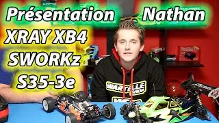 Les buggys RC Xray XB4 & Sworkz électriques de Nathan