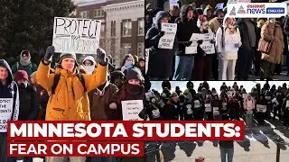 University of Minnesota Students Stage Walkout Protesting ICE Presence