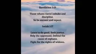 God rebukes & disciplines those He loves.  #revelation #love #rebuke #discipline #earnest #repent