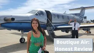 BOUTIQUE AIR ✈️ Honest Review of Riding a Private Jet with Strangers