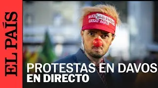 DIRECTO | Protestas en Davos en vísperas del comienzo del World Economic Forum
