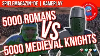 5000 Romans VS 5000 Knights | UEBS | Ultimate Epic Battle Simulator Gameplay