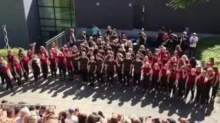 Mellerup Efterskole - sidste opvisning - 16/17 - Gadeorkester - del 1