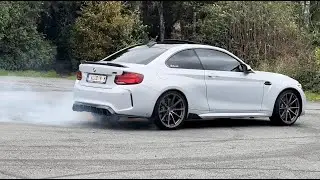 Loudest BMW M2 Competition Drifts & Burnout