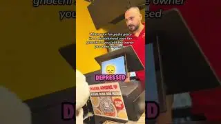 Heartwarming pasta restaurant owner and a girl #shorts