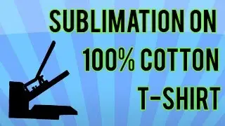 sublimation on 100% cotton t-shirt