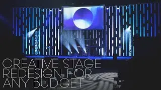 Vertical Blinds Church Stage Design Idea | $uper Cheap