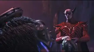 Doomguy's Helmet is Ripped off by the Prince of Hell