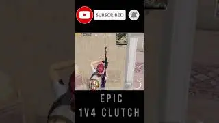 Epic 1v4 Clutch Moment 🔥 - #shorts #bgmi #pubg #percygaming