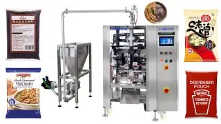 Automatic Viscous Paste Strawberry Jam Honey Ketchup Vertical Packing Machine