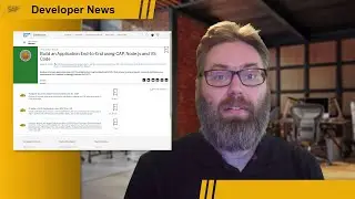 Конференция Fundamental Library, учебное пособие CAP и конференция сообщества SAP HANA Cloud | Новости разработчиков SAP