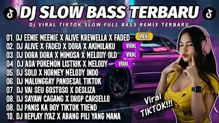 DJ SLOW BASS TERBARU 2026 🎵 DJ EENIE MEENIE X ALIVE KREWELLA X FADED X DORA DORA MASHUP SLOW TIKTOK!