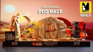 LEGO Build | Star Wars Pod Race 75380 | satisfying ASMR snap build