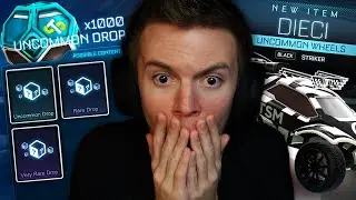 *BLACK DIECI* FROM AN UNCOMMON DROP IN ROCKET LEAGUE?!
