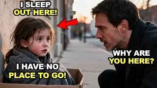 A HOMELESS GIRL SLEEPS IN A BOX AND ASKS A BILLIONAIRE TO PROTECT HER FRIEND—HIS RESPONSE STUNS ALL