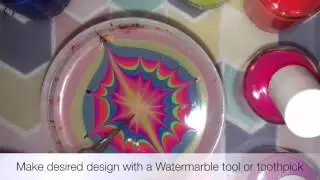 Rainbow Watermarble