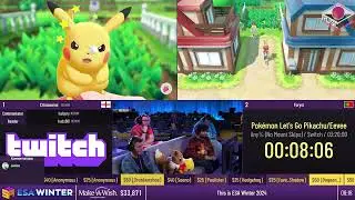 [RU] Pok&eacute;mon Let's Go Pikachu/Eevee [Any% (No Mount Skips)] от Furyst vs crisisaurus  #ESAWinter2024