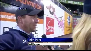 Elyse Chengery covers Mud Hens baseball opening day, grounds tour 4/7/16