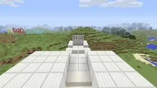 Minecraft: PS4 Edition - Simple Automatic Double Door Tutorial (A Redstone Creation!)