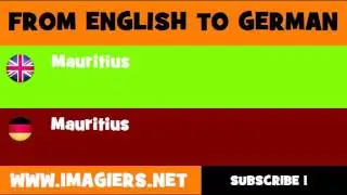 FROM ENGLISH TO GERMAN = Mauritius