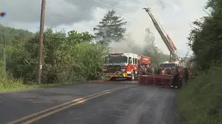 Family's home destroyed after fire in Huntingdon County