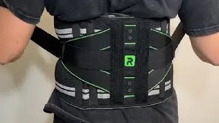 Rakiie Back Brace for Lower Back Pain Relief, 8X Powerful Lumbar Support with 3D Pad Massage Review