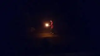 Flow session with Gora fire flower stick - 01.11.2017