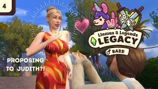 We are Engaged😘| The Sims 4 Llamas & Legends Legacy Challenge | Ep. 4