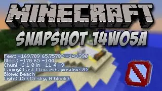 Minecraft Snapshot 14w05a | Spectator Gamemode, New Barrier Block & EVEN MORE F3