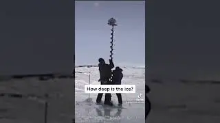WORLDS LONGEST ice drill!!