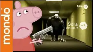 Peppa pig at the backrooms