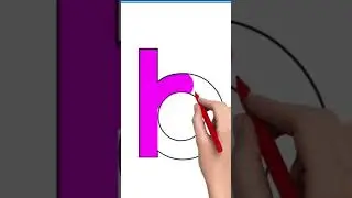 How to b lower case letter |How to write Alphabet for kids