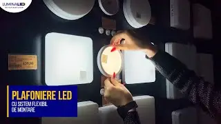 Plafoniere LED CU SISTEM FLEXIBIL DE MONTARE